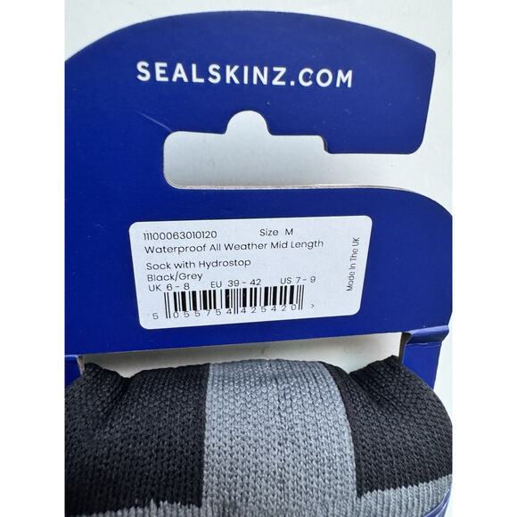 2 pairs Waterproof All Weather Mid Length Sock With hydrostop & extreme cold M - Picture 3 of 4